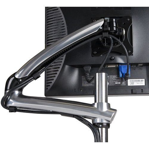 Peerless-AV LCT620AD-G Desk Mount for Flat Panel Display Black, Chrome