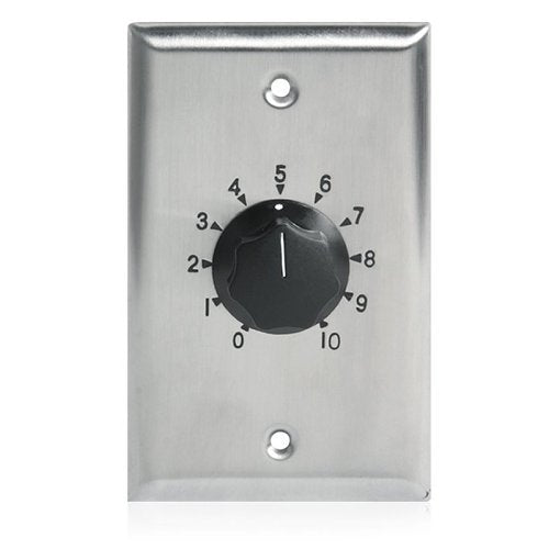 AtlasIED AT10 Volume Controller, 10W Attenuator 10 Step