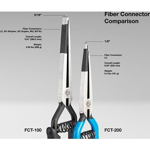 Jonard Tools FCT-100 Crimping and Punch Down Tool, Fiber Connector Tool