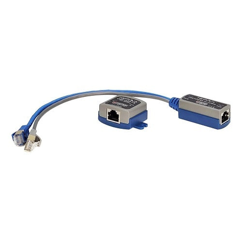Vigitron VI00103S NetMux Ethernet and PoE STP Port Multiplexer for Dual IP/PoE Devices over Single Shielded Cat5/6 Cable