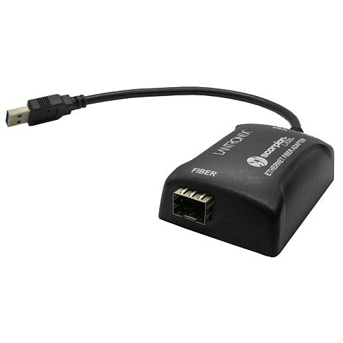 Lantronix TN-USB3-SFP-01 TN-USB3 Series Scorpion-USB 3.0 to Gigabit Ethernet Fiber Adapter 100/1000BASE-X SFP