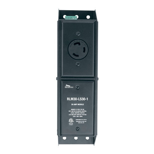 Middle Atlantic RLM30-L530-1 MPR Power Module, L5-30R Twistlock, 30A, 11.6\\" Deep, Black