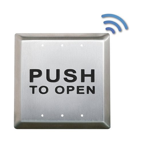 Camden CM-45K/3 4.5" Square Push Plate Switch, Concealed Screws