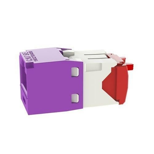 Panduit CJ5E88TGVL Mini-Com Module Cat 5e UTP Keystone Jack, 8 Pos 8 Wire