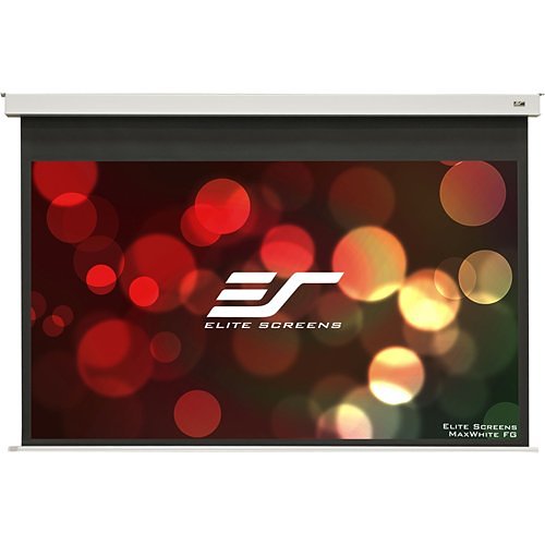 Elite Screens Evanesce 92" 16:9, Recessed In-Ceiling Electric Projector Screen, 4K Ultra HD Ready Matte White Projection Surface