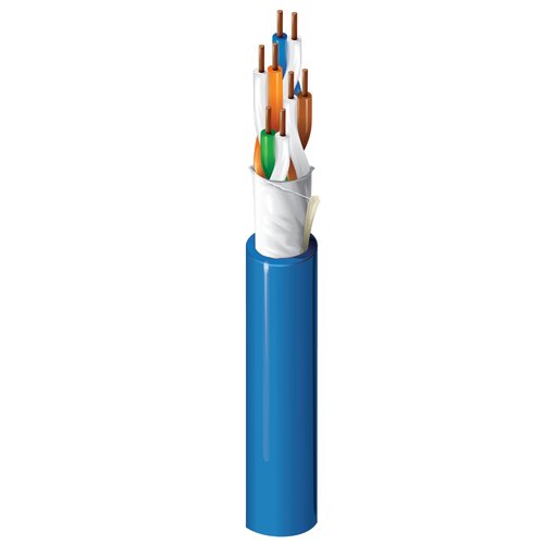Belden 10GXM130071001 10GXM Category 6A Cable, 4-Pair, 0.230\\", U/UTP, CMP