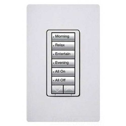 Lutron RadioRA 2 RKD-H6BRL-WH-E Hard Wire Dimmer Image of L1-DH6BRLWHE