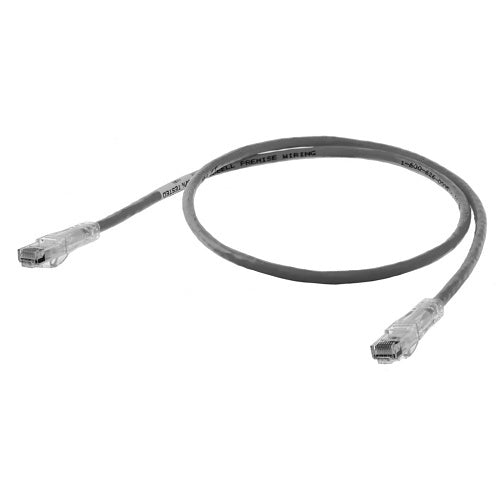 Hubbell HC6GY25 NEXTSPEED CAT6 Speed Gain Patch Cord, Slim, 25\', Gray