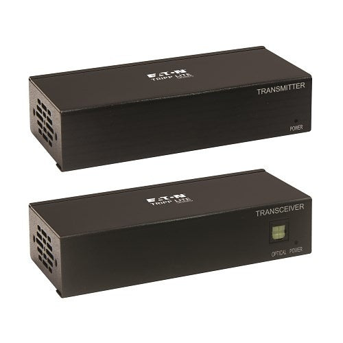 Eaton Tripp Lite B127A-111-BDTD DisplayPort Over CAT6 Extender Kit, Transmitter and Receiver with Repeater, 4K, 4:4:4, PoC, 230' (70.1m)
