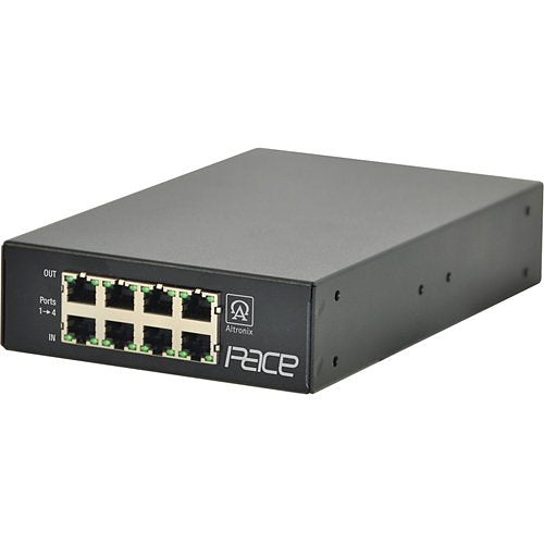 Altronix Four (4) Port IP and PoE+ Over Extended Distance CAT5e Receiver Image of AX-PAC4PRM