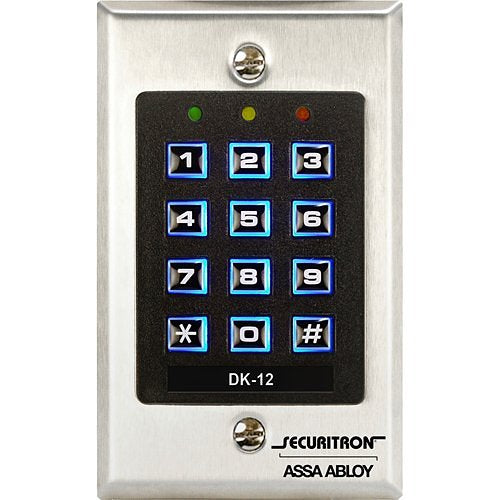 Securitron DK-12 Keypad Access Device Image of SN-DK12