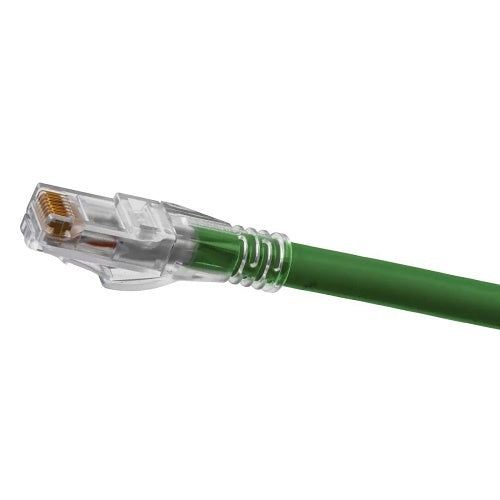 Hubbell HC6AGN15 Ascent CAT6a Patch Cable, Slim, 15\', Green