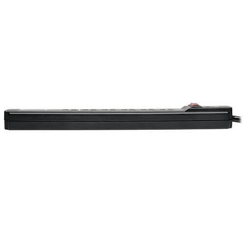 Tripp Lite TLP606USBBTAA Protect It! 6-Outlet Surge Protector, 6\' (1.83 m) Cord, 990 Joules, 2 x USB Charging ports (2.1A), Black Housing, TAA