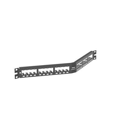 Panduit CPA24BLY 24-Port Angled All Metal Patch Panel