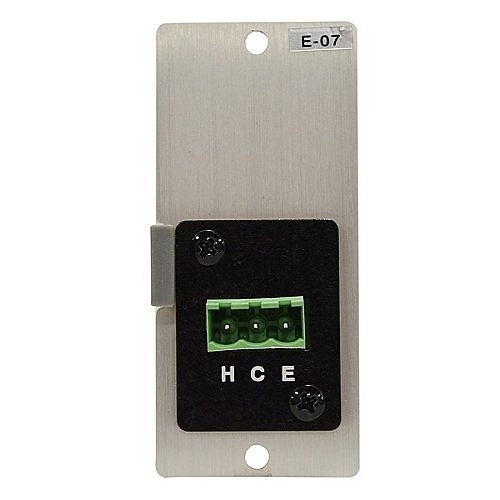 TOA E-07S Low-Pass-Filter Output Module for FB-120 and HB-1 with Dual RCA Cable