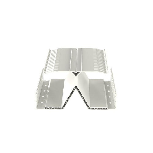 Panduit DRD44WH6 PanelMax DIN Wiring Duct with Base, Covers and DIN Rail Fasteners, 4-Height