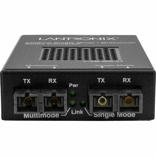 Lantronix F-SM-MM-02-SA Multi SM Fiber 155M Bw/Saps