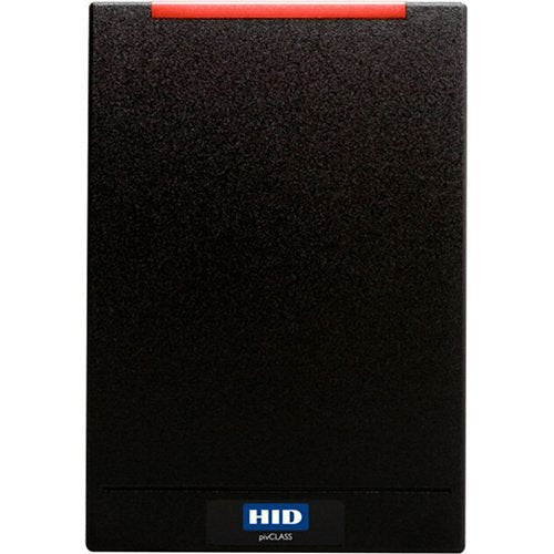 HID 920NHRTEK0001T pivCLASS R40-H Reader, 13.56 MHz Contactless Supports PKI-Based FIPS 201 Credentials, RS485 FDX, Terminal Strip, Standard v1, FIPS 75-BIT, Black