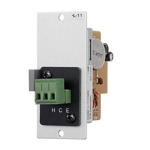 TOA L-11S TD00 Line Matching Input with Mute-Receive, 600 ohms
