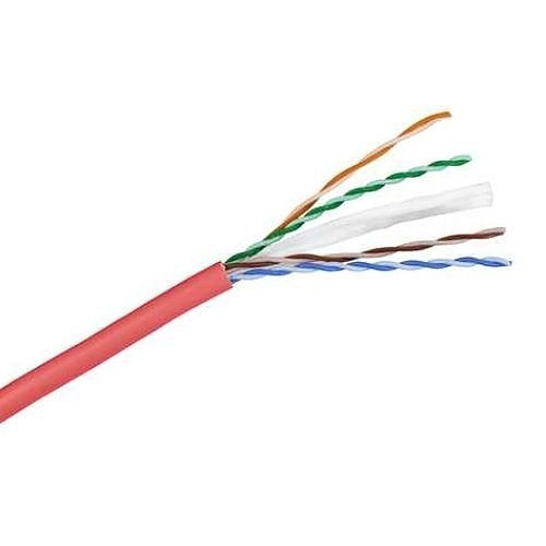 Hubbell HC6SRPK NEXTSPEED CAT6 Cable, Riser, 550 MHz, 1000\' Spool, Pink