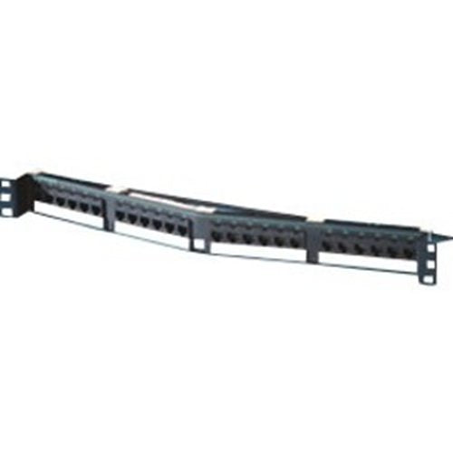 ORTRONICS 24 PORT CAT6 PATCH PANEL Image of OR-PHA66U24