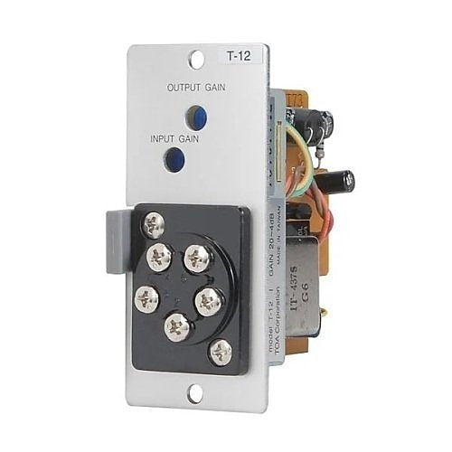 TOA T-12SD00 Unbalanced Line Input with Music-On-Hold Output and Input Mute-Receive