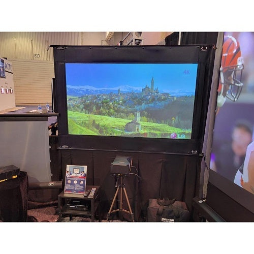 Elite Screens PRO123H-CLR2 Presenter Pro Series Portable Projection Screens, Indoor, 123\\"