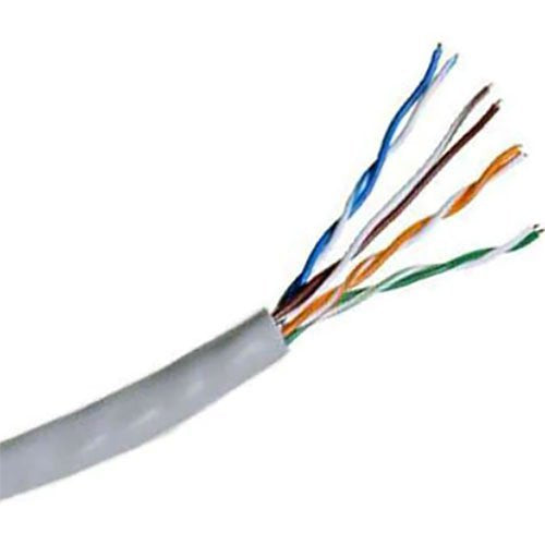 Hitachi Cable 38696-8-GA2  Category 5e Unshielded Twisted Pair, CMP, Gray, 1000ft Reel Box Image of HK-386968GA0