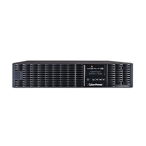CyberPower OL3000RTXL2U Smart App Online Series 7-Outlet Rack/Tower Double-Conversion UPS, 3000VA 2700W, NEMA L5-30P 10' Cord, PowerPanel Business Edition