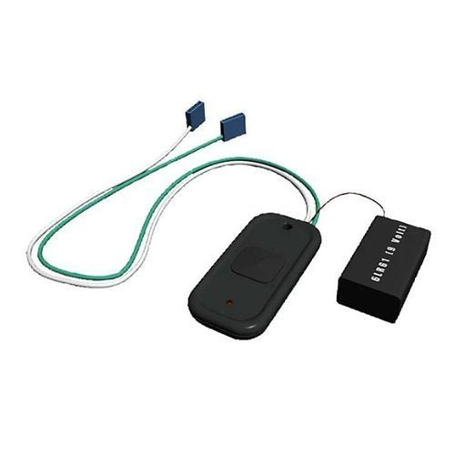 BEA 10TD433PB9V 433 MHz Family Wired 1-Button Digital Transmitter, Flag Connectors 9V Battery