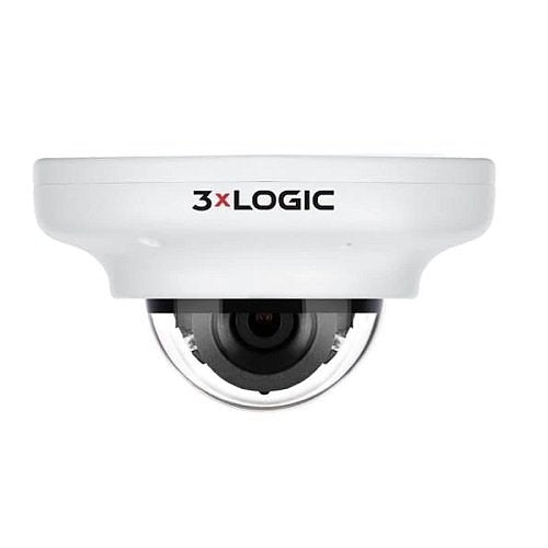 3xLOGIC VX-5M4-MD-IAW-C256 5MP Cloud Mini-Dome Camera, 4mm Lens, Indoor / Outdoor