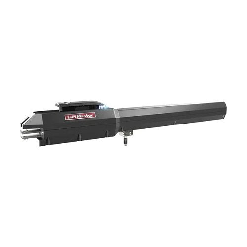 LiftMaster LA500PKGUL 24VDC Swing Gate Opener with Primary Arm LA500DC, Battery Backup with Control Board, Monitored Retro Reflective Photo Eye LMRRUL, (2) Remotes with Visor Clip