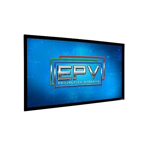 Elite Screens SE110H2-ISF 110\\" diag. Prime Vision ISF Series Fixed Frame Tensioned Projection Screen, ChromaWhite ISF Surface