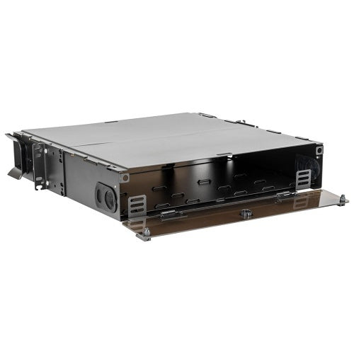 Hubbell FCR2U6SPX FCR-X Series Fiber Rack Mount Enclosure, 2U, 6 LGX Panels, Unloaded