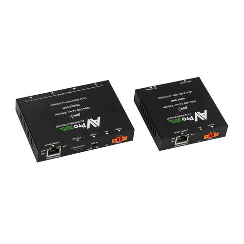 AVPro Edge AC-EXUSB-3-WP-KIT-B 100M USB 3.2 Gen 1 Wall Plate Extender Kit, Black