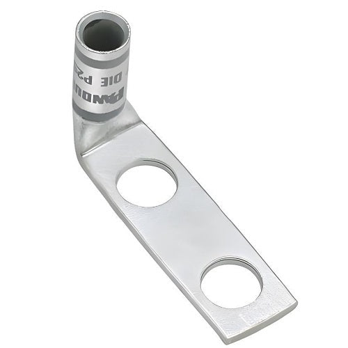 Panduit LCD2/0-14BF-X Compression Connector Lug, 2-Hole, 2/0AWG, Copper