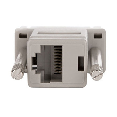Binary DB9-M-RJ45-NULL DB9 Male to RJ45 Modular Adapter with Null Modem Pinout