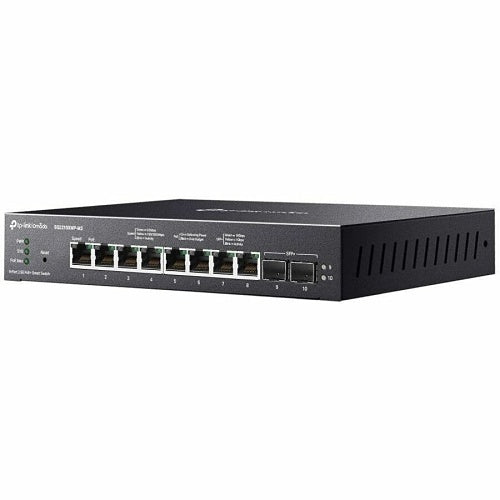 TP-Link SG2210XMP-M2 Omada Access Pro 8-Port 2.5GBASE-T and 2-Port 10GE SFP+ Smart Switch with 8-Port PoE+