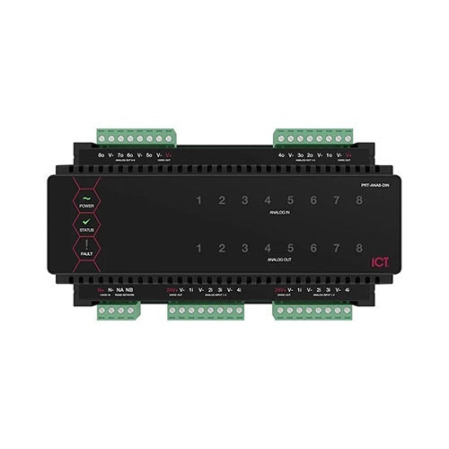 ICT PRT-ADC4-DIN Protege DIN Rail, 4-Channel Analog Input Expander