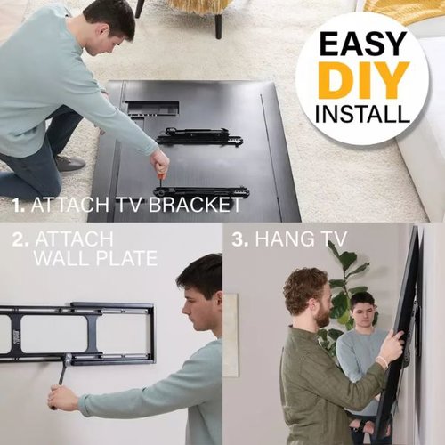 Sanus VXL7-B2 Super-Slim Fixed Position TV Wall Mount for 65\\"-140\\" Screens