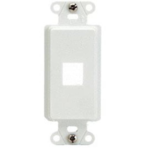 Legrand-On-Q 1-Port Decorator Outlet Strap, 10-Pk, White Image of H4-WP3411W10
