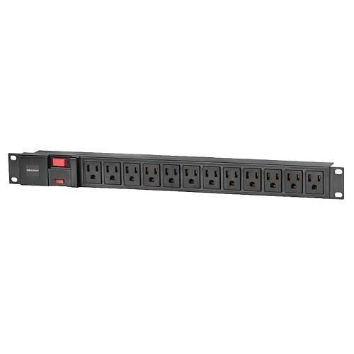 Signamax RPT-120015CB 12-Front Power Strip, Circuit Breaker, 6\'