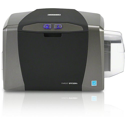 Fargo DTC1250e Single Sided Dye Sublimation/Thermal Transfer Printer - Color - Desktop - Card Print Image of FX-50000