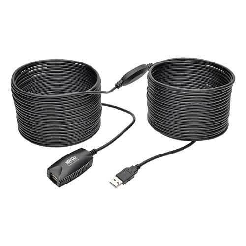 Tripp Lite U026-15M USB 2.0 Active Extension Repeater Cable (A M/F), 15m (21\')