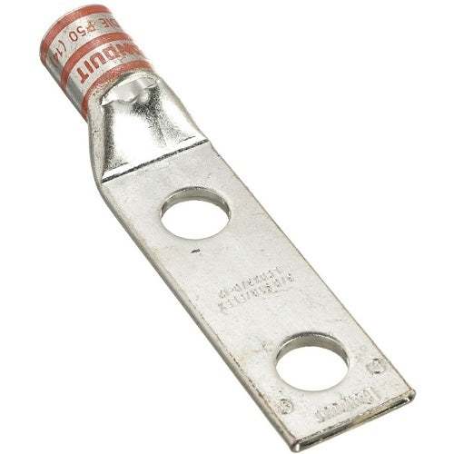 Panduit LCDX3/0-12-X Copper Compression Connector Lug, 2-Hole, 1/0AWG