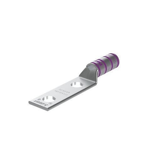Panduit LCC4/0-12W-X Compression Connector Lug, 2-Hole, 4/0AWG, Copper