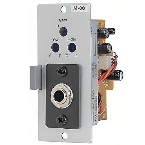 TOA M-03P Microphone Input Module for 900 Series, Unbalanced 1/4\\" Female