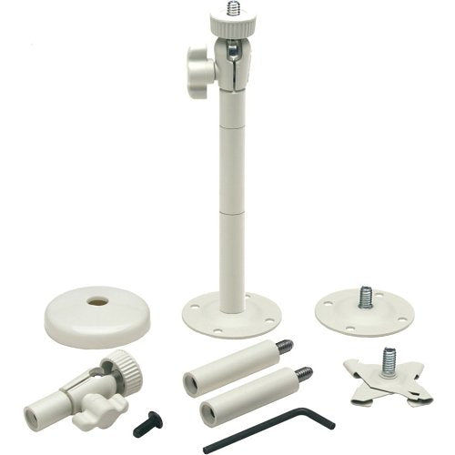 PanaVise 845-246W CCTV Micro Deluxe Mount for Surveillance Camera with T-Bar Clip, Cream