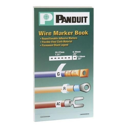 Panduit PCMB-13 Pre-Printed Vinyl Marker Book