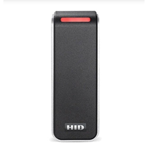 HID 20NKS-00-004FGR Signo 20 Contactless Smartcard Reader, Pigtail Connection, Standard Profile, 004FGR Configuration, Black with Silver Trim